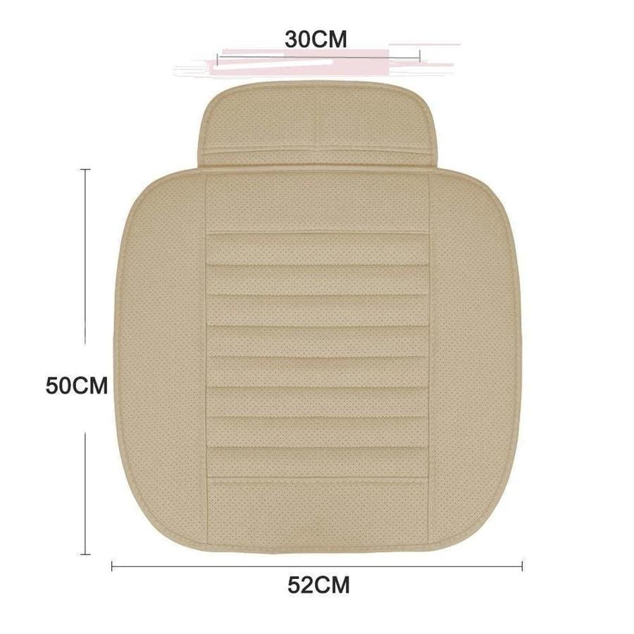 DANI Leather Bamboo Charcoal Car Seat Cushion-Absorbing odor（Four Seasons Universal）
